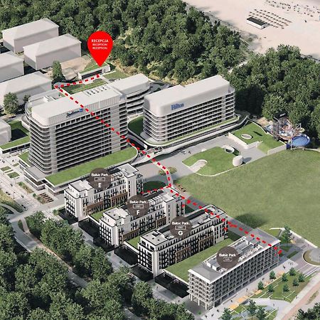 سفينويتشي Baltic Park Molo Apartments By Zdrojowa المظهر الخارجي الصورة